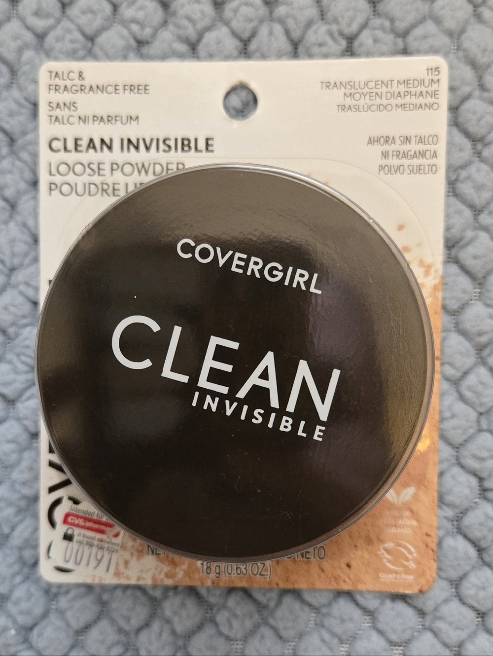 New CoverGirl Clean Invisible Loose Powder Translucent Medium
